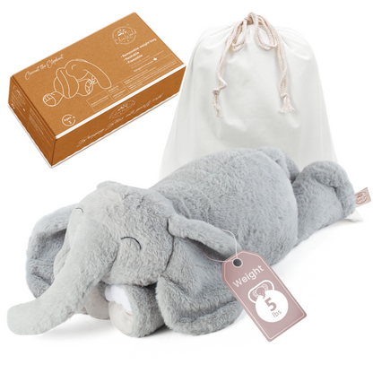 5 lbs Elephant Plush for Calming Cozy Comfort ( PRE ORDER )